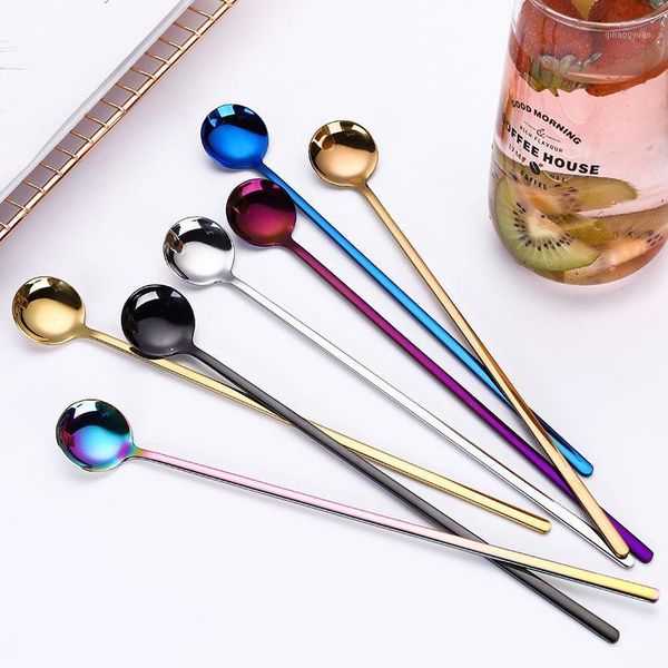 new long handle round spoon milk coffee stirring scoop stainless steel coffee spoon dessert cafe kitchen tableware1
new long handle round spoon milk coffee stirring scoop stainless steel coffee spoon dessert cafe kitchen tableware1