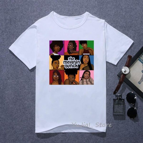 the melanin bunch funny graphic t shirts women vogue urban black girl print tee shirt 90s friends tshirt female t-shirt, White
the melanin bunch funny graphic t shirts women vogue urban black girl print tee shirt 90s friends tshirt female t-shirt, White