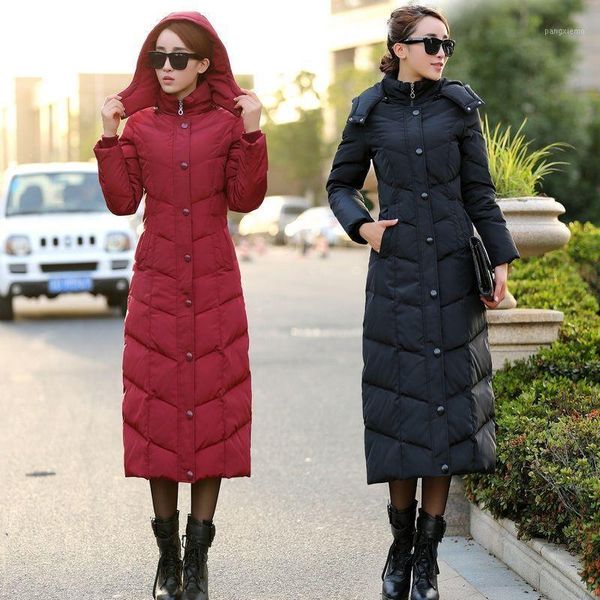 fashion women 2020 winter x-long white duck down outwear female new slim hooded zipper jacket warm thicken windproof coats p1041, Black
fashion women 2020 winter x-long white duck down outwear female new slim hooded zipper jacket warm thicken windproof coats p1041, Black