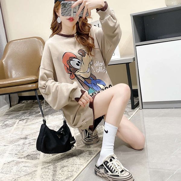 fake two pieces of sanitary loose korean women's autumn clothes, Black
fake two pieces of sanitary loose korean women's autumn clothes, Black