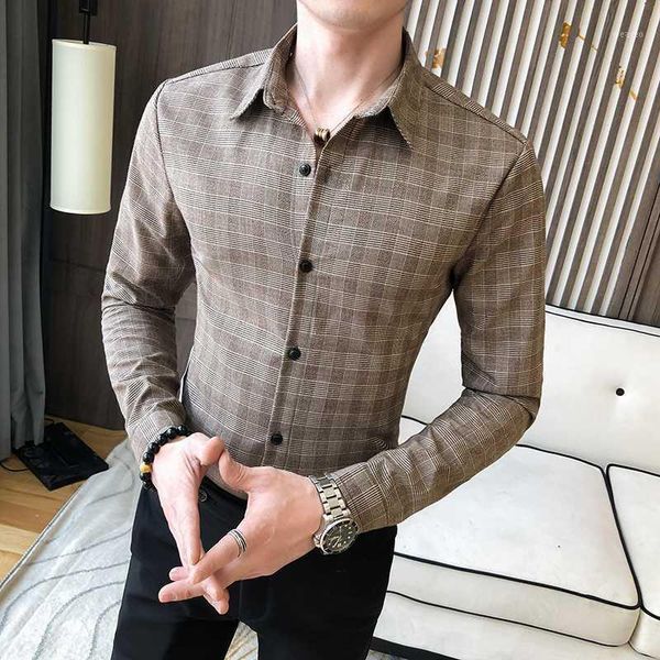2020 autumn and winter new plaid shirt male long-sleeved korean slim trend hairdresser men casual inch shirt1, White;black
2020 autumn and winter new plaid shirt male long-sleeved korean slim trend hairdresser men casual inch shirt1, White;black