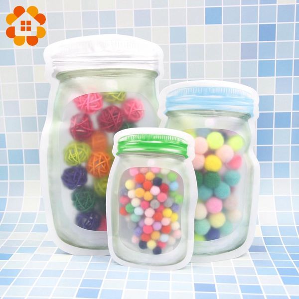 30pcs creative mason bottles bags convenient pe nuts cookies candy snacks sealed plastic bag home decoration storage supplies wmtyvp
30pcs creative mason bottles bags convenient pe nuts cookies candy snacks sealed plastic bag home decoration storage supplies wmtyvp