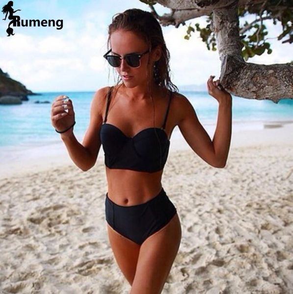 rumeng bikini set bandeau black bikinis push up swimsuit high waist plus size swimwear women suits biquini 2019 new bikini
rumeng bikini set bandeau black bikinis push up swimsuit high waist plus size swimwear women suits biquini 2019 new bikini