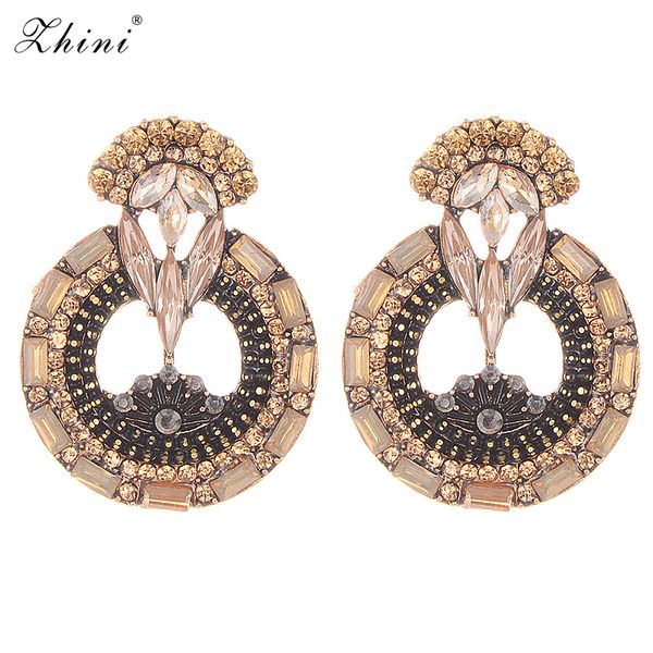 vintage crystal stud for women trendy wedding party bohemian design rhinestone earrings christmas jewelry wholesale, Golden
vintage crystal stud for women trendy wedding party bohemian design rhinestone earrings christmas jewelry wholesale, Golden