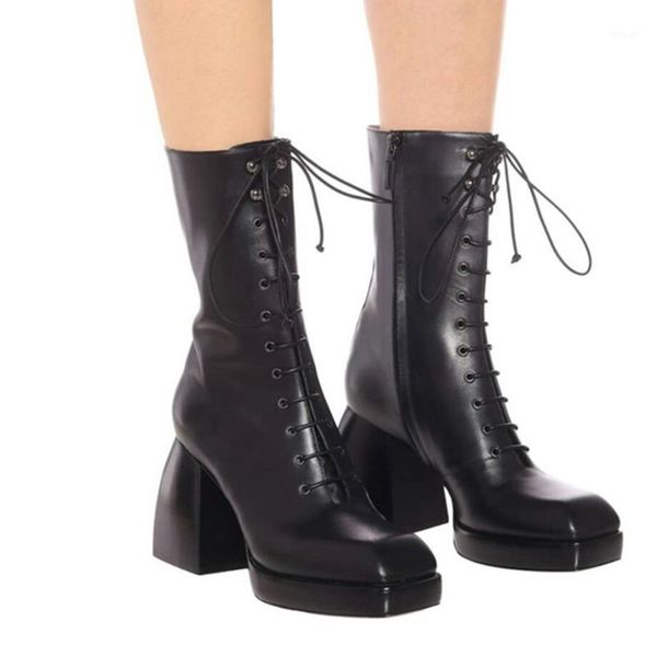 boots asumer big size 34-43 brand genuine leather ankle women shoes lace up platform botas female autumn winter boots1, Black
boots asumer big size 34-43 brand genuine leather ankle women shoes lace up platform botas female autumn winter boots1, Black