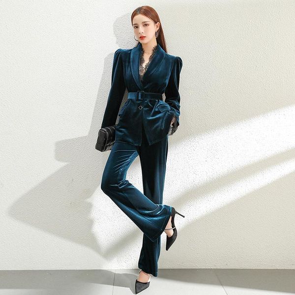 women's two piece pants women velvet suit lace patchwork notched blazer with sashes + high waist formal style 2022 autumn fashion 15ak1, White
women's two piece pants women velvet suit lace patchwork notched blazer with sashes + high waist formal style 2022 autumn fashion 15ak1, White