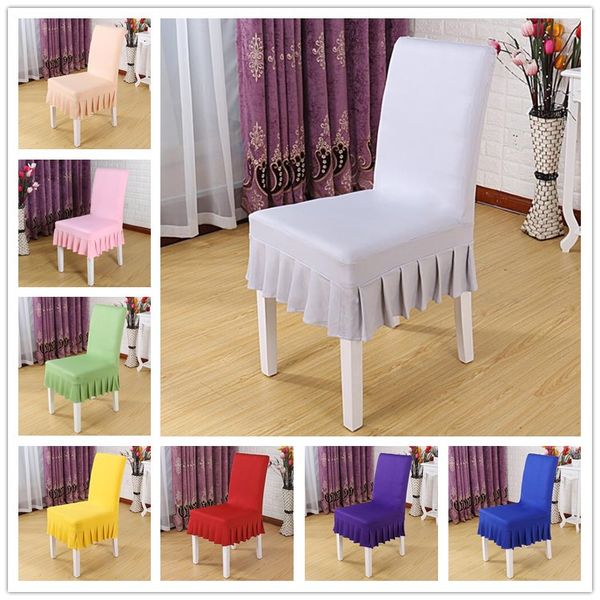 16 colors chair cover short ruffled chair skirt stretch dining seat covers elastic slipcover party banquet wedding decor for home l
16 colors chair cover short ruffled chair skirt stretch dining seat covers elastic slipcover party banquet wedding decor for home l