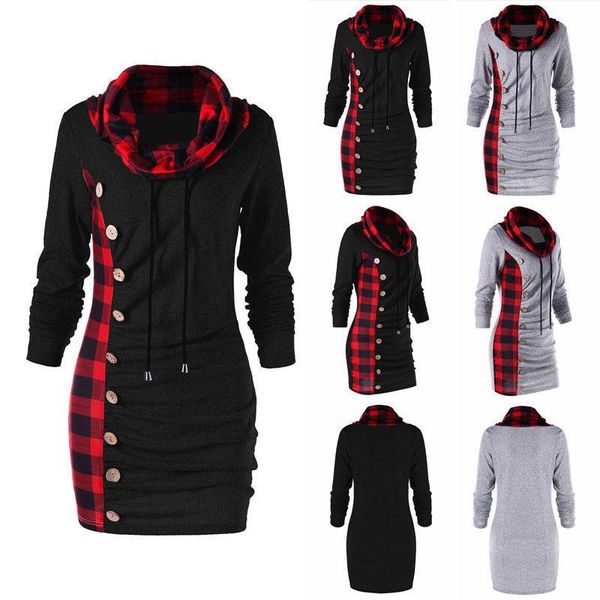 womens fall winter club party night office leisure stretch slim mini dress mujer autumn simple harajuku pleated dress, Black;gray
womens fall winter club party night office leisure stretch slim mini dress mujer autumn simple harajuku pleated dress, Black;gray