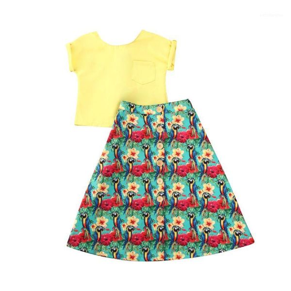 clothing sets 2021 kids baby girls summer clothes solid pocket t-shirts +flowers print a-line ankle length skirts 2pcs 1-6t1, White
clothing sets 2021 kids baby girls summer clothes solid pocket t-shirts +flowers print a-line ankle length skirts 2pcs 1-6t1, White