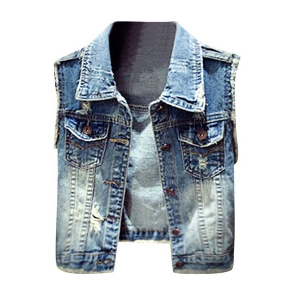 women denim vest spring autumn retro cowboy pockets short sleeveless female casual jean jacket slim outwear kg-109, Black;white
women denim vest spring autumn retro cowboy pockets short sleeveless female casual jean jacket slim outwear kg-109, Black;white