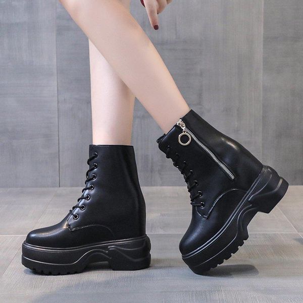 woman winter waterproof pu leather botas dropshipping chunky platform ankle boots for women thick sole height increasing shoes, Black
woman winter waterproof pu leather botas dropshipping chunky platform ankle boots for women thick sole height increasing shoes, Black