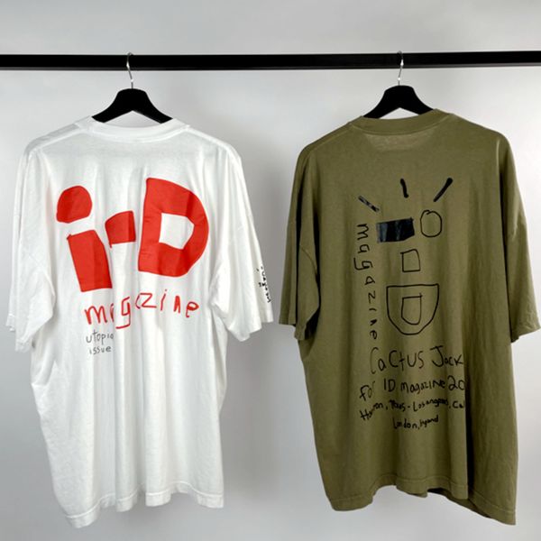 men's tees fla travis scott id magazine album limited trend short sleeve t-shirt foam print, White;black
men's tees fla travis scott id magazine album limited trend short sleeve t-shirt foam print, White;black