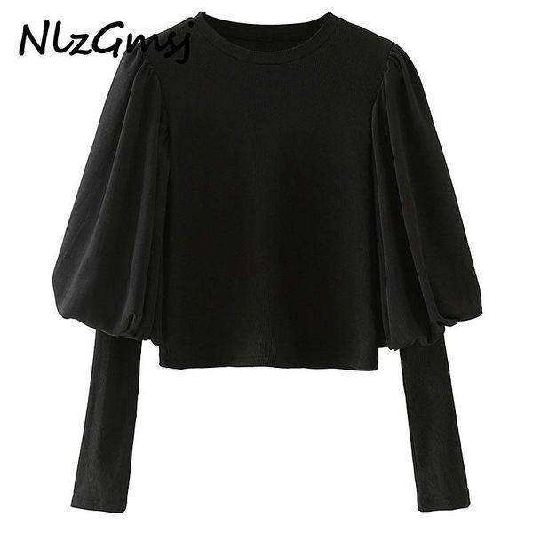 nlzgmsj 2020 black knit women o-neck long puff sleeve shirt chic ruffle shoulders female vintage knitted blouse for autumn, White
nlzgmsj 2020 black knit women o-neck long puff sleeve shirt chic ruffle shoulders female vintage knitted blouse for autumn, White