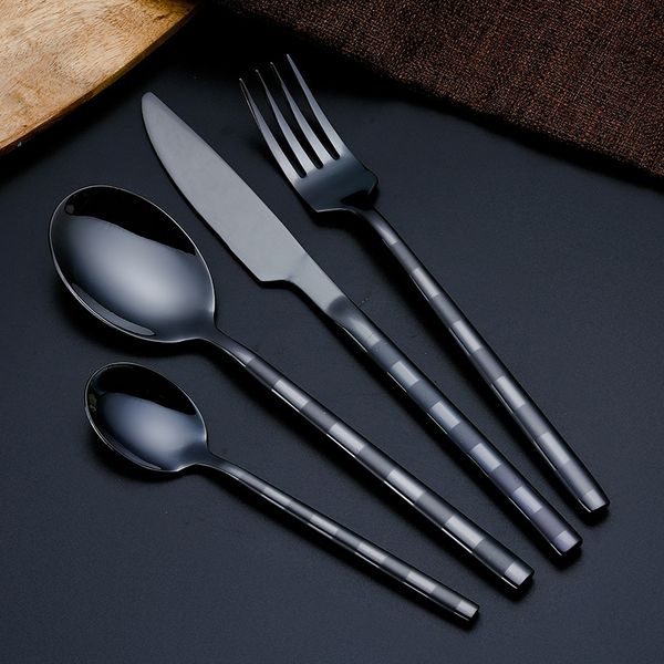 four piece tableware kit frosted handle stainless steel knife fork spoon dinner service western food dinnerware sets sell well 19 9wd j1
four piece tableware kit frosted handle stainless steel knife fork spoon dinner service western food dinnerware sets sell well 19 9wd j1