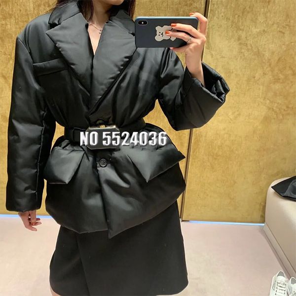 winter warm black coat women runway turn-down collar thick with belt oversized loose bread jacket 201026, Black;brown
winter warm black coat women runway turn-down collar thick with belt oversized loose bread jacket 201026, Black;brown
