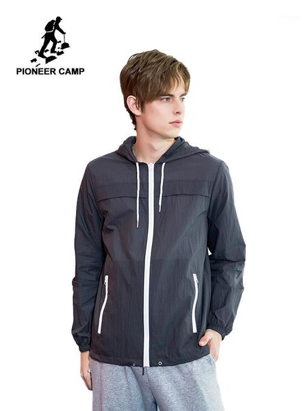 pioneer camp quick dry windbreaker skin jacket coat sunscreen mens hooded outwear ultralight windbreaker five color ajk9020201, Black;brown
pioneer camp quick dry windbreaker skin jacket coat sunscreen mens hooded outwear ultralight windbreaker five color ajk9020201, Black;brown