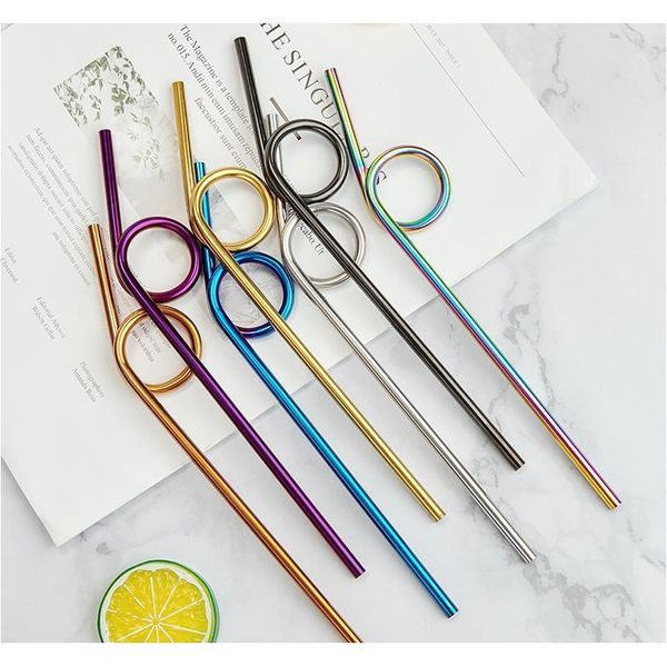 230*6mm creative stainless steel straw creative colorful curved metal straw juice cocktail coffee tea reusable d jllyen fight2010
230*6mm creative stainless steel straw creative colorful curved metal straw juice cocktail coffee tea reusable d jllyen fight2010