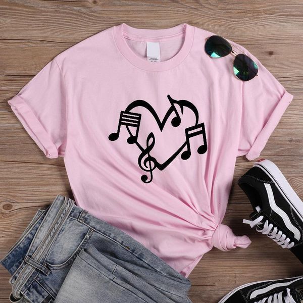 music notes heart love graphic t shirts aesthetic clothes summer girl power passionate music t shirt for lady girls q-923, White
music notes heart love graphic t shirts aesthetic clothes summer girl power passionate music t shirt for lady girls q-923, White