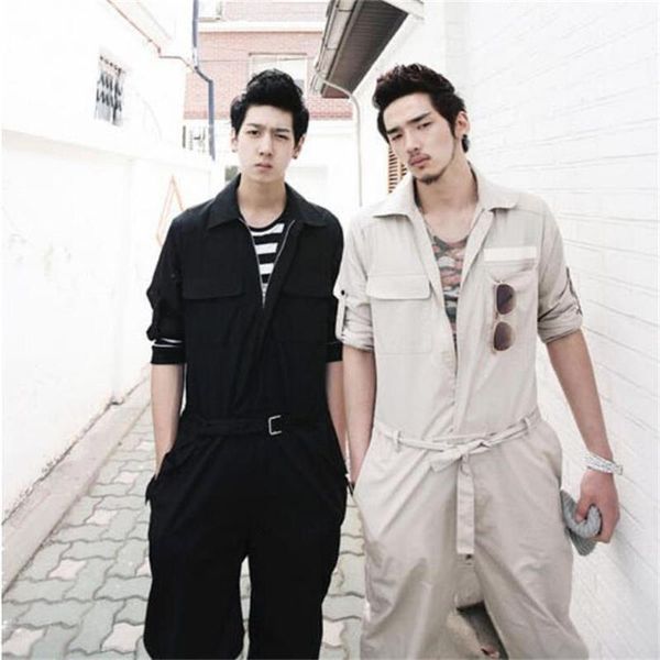 spring and summer new men's clothing personalized fashion alternative large size jumpsuit zipper jumpsuit large work wear casual pants, Black
spring and summer new men's clothing personalized fashion alternative large size jumpsuit zipper jumpsuit large work wear casual pants, Black