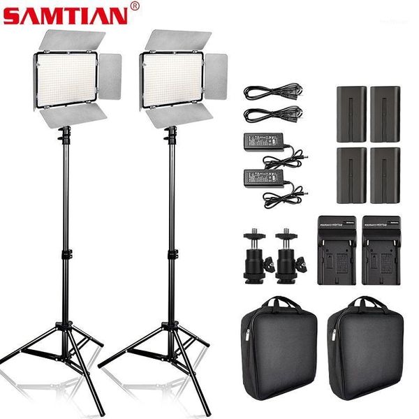 samtian video light tl-600s 2sets led video p studio light kit dimmable 600pcs led panel lamp with tripod for pgraphic1
samtian video light tl-600s 2sets led video p studio light kit dimmable 600pcs led panel lamp with tripod for pgraphic1