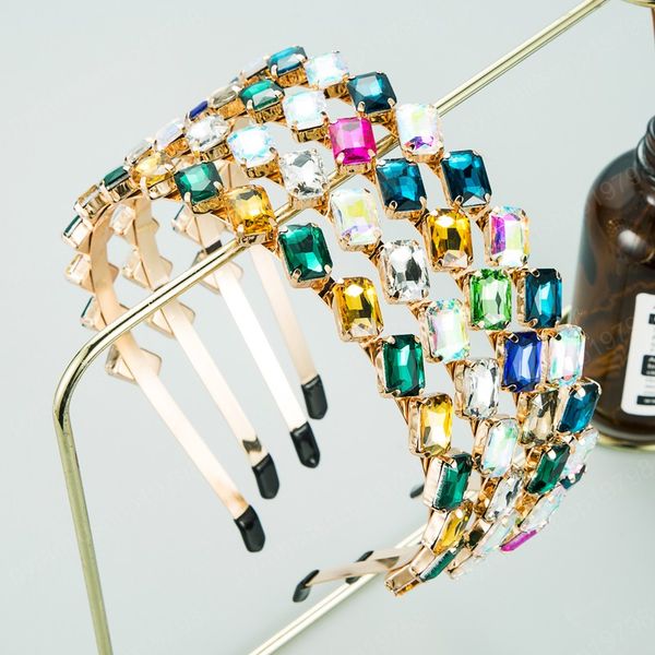 multi color crystal gem headband for woman vintage shiny geometric glass drill hairband girl party hair accessories, Slivery;white
multi color crystal gem headband for woman vintage shiny geometric glass drill hairband girl party hair accessories, Slivery;white