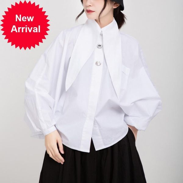 2021 new adapted autumn fashion design brand white blusa clothes new women of vintage oversize release lantern short shirt p6h2
2021 new adapted autumn fashion design brand white blusa clothes new women of vintage oversize release lantern short shirt p6h2