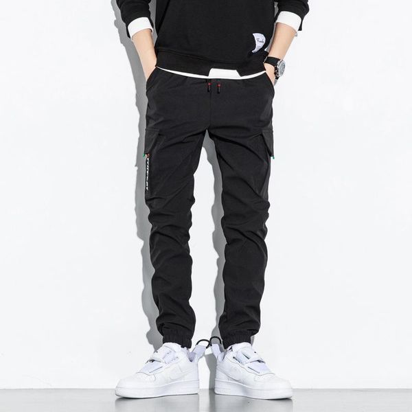2020 simple casual pockets pants men's overalls new plus size fashion trousers streetwear hip hop pantalons sweatpants, Black
2020 simple casual pockets pants men's overalls new plus size fashion trousers streetwear hip hop pantalons sweatpants, Black
