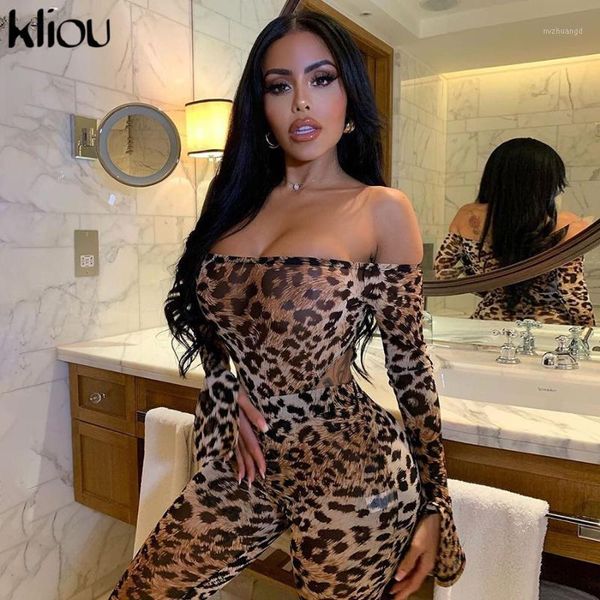 kliou off-shoulder bodysuit pants leopard print two piece set women strapless flare sleeve skinny elastic wild streetwear1, Gray
kliou off-shoulder bodysuit pants leopard print two piece set women strapless flare sleeve skinny elastic wild streetwear1, Gray