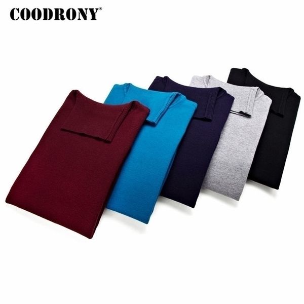 coodrony sweater men clothes autumn winter thick warm cashmere wool pullover sweaters turtleneck men casual pull homme 8130 201201, White;black
coodrony sweater men clothes autumn winter thick warm cashmere wool pullover sweaters turtleneck men casual pull homme 8130 201201, White;black