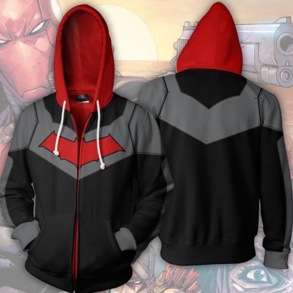 nightwing superhero robin costume batman clothing sweatshirts sweatshirt up 3d cosplay zip men polyester hoodie ttvgx, Black
nightwing superhero robin costume batman clothing sweatshirts sweatshirt up 3d cosplay zip men polyester hoodie ttvgx, Black