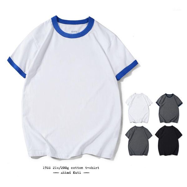 men's t-shirts akkad kuti 2021 summer casual short-sleeved man's t shirt 100% cotton t-shirt stitching color round collar for men1, White;black
men's t-shirts akkad kuti 2021 summer casual short-sleeved man's t shirt 100% cotton t-shirt stitching color round collar for men1, White;black
