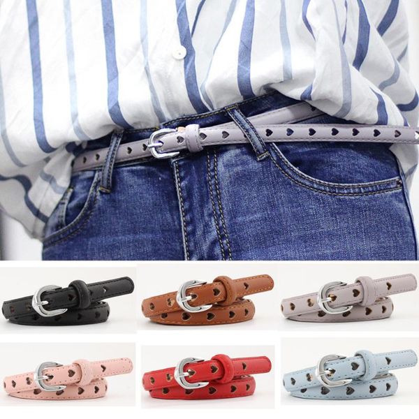 Women's Cute Heart Hollow Pin Buckle Belt Casual Jeans Belts Thin Waistband BLTYN0382, Black;brown
Women's Cute Heart Hollow Pin Buckle Belt Casual Jeans Belts Thin Waistband BLTYN0382, Black;brown