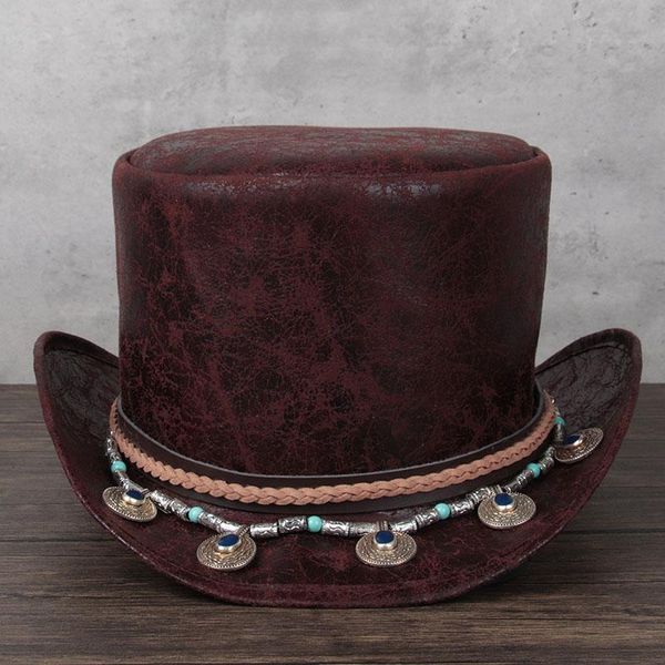 2021 100% leather women men hat shower lday fedora hat magic flat steampunk cosplay pork pie party caps dropshiping 13cm, Blue;gray
2021 100% leather women men hat shower lday fedora hat magic flat steampunk cosplay pork pie party caps dropshiping 13cm, Blue;gray