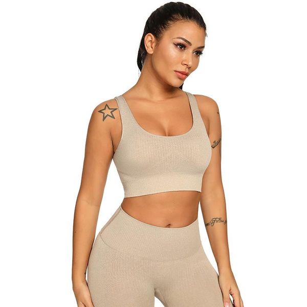 new arrival women padded sports bra high impact backless breathable cycling yoga bra solid color running exercise crop top, White;black
new arrival women padded sports bra high impact backless breathable cycling yoga bra solid color running exercise crop top, White;black