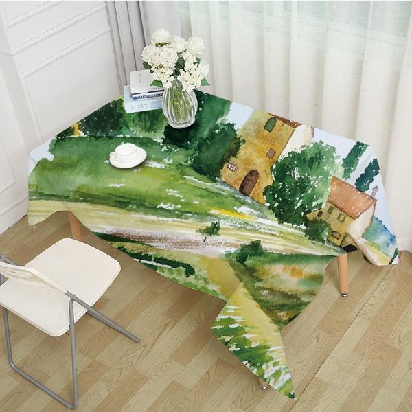 table cloth decorative rectangular party banquet outdoor tablecloth home decor cover hand painting country pattern mz0014
table cloth decorative rectangular party banquet outdoor tablecloth home decor cover hand painting country pattern mz0014