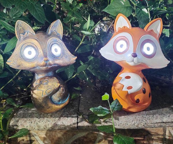creative cute cartoon animal little foxes solar lamp resin home garden villa decoration crafts
creative cute cartoon animal little foxes solar lamp resin home garden villa decoration crafts