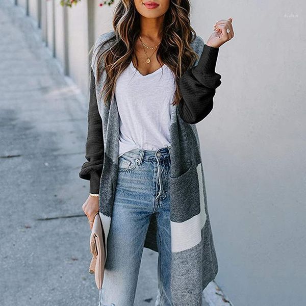 fashion cardigans for women 2020 autumn winter patchwork pocket decoration long clothes elegant ladies casual daily temperament1, White
fashion cardigans for women 2020 autumn winter patchwork pocket decoration long clothes elegant ladies casual daily temperament1, White