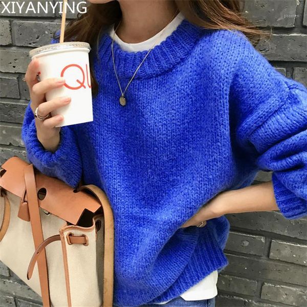 women sweater pullovers long sleeve o-neck loose keep warm mohair long sweater autumn winter womens knit korean clothing1, White;black
women sweater pullovers long sleeve o-neck loose keep warm mohair long sweater autumn winter womens knit korean clothing1, White;black