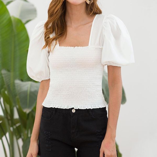 summer elegant women shirt 2019 retro fashion puff sleeves tight-fitting wooden ears waist blouse shirt womens and blouses1, White
summer elegant women shirt 2019 retro fashion puff sleeves tight-fitting wooden ears waist blouse shirt womens and blouses1, White