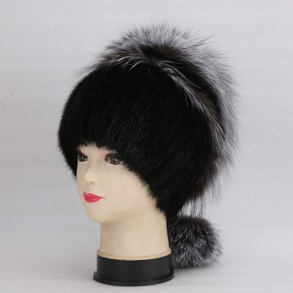 verdadeira vison e fofo natural silver fox fur com pele de coelho anel decorativo em torno tampo do inverno quente para as, Blue;gray
verdadeira vison e fofo natural silver fox fur com pele de coelho anel decorativo em torno tampo do inverno quente para as, Blue;gray