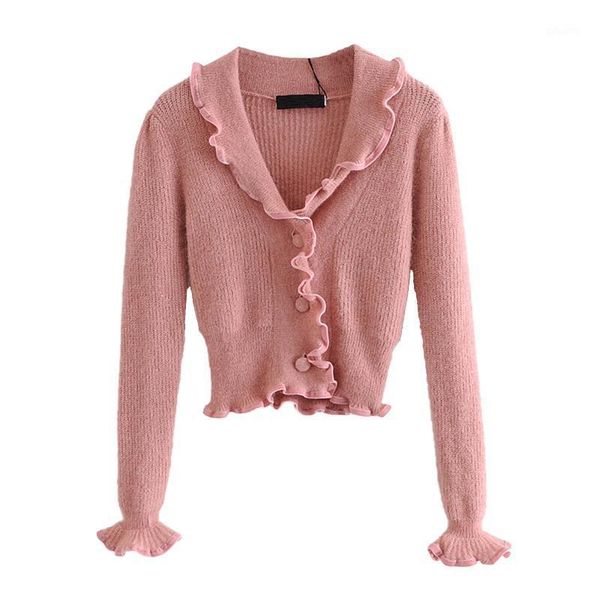hadara turn down collar sweaters women fashion sweet buttons ruffles sweater women elegant slim short sweaters female ladies1, White
hadara turn down collar sweaters women fashion sweet buttons ruffles sweater women elegant slim short sweaters female ladies1, White