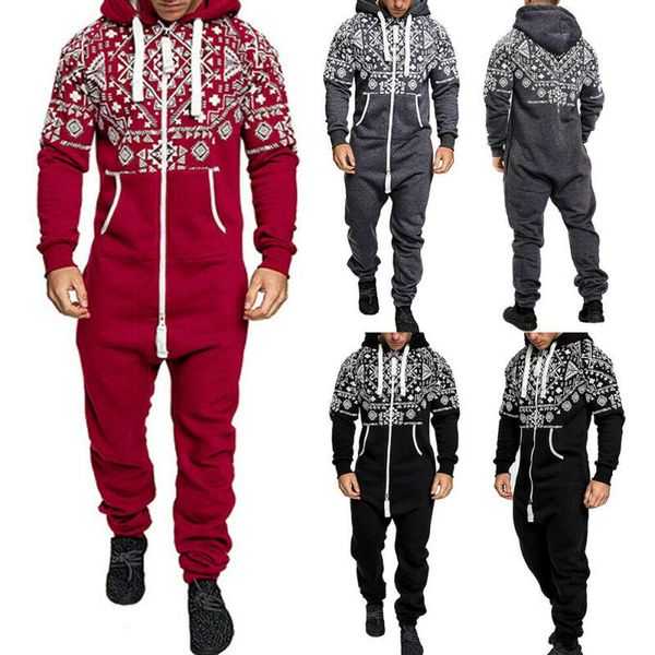 men's tracksuits men long sleeve hooded playsuit loungewear jumpsuit print sleepwear pyjama -3xl, Gray
men's tracksuits men long sleeve hooded playsuit loungewear jumpsuit print sleepwear pyjama -3xl, Gray