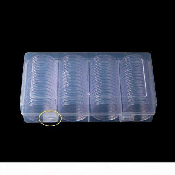 60 pcs clear round 41mm direct fit coin capsules holder display collection case with storage box for 1 oz american silver eagles cx200716, Black;white
60 pcs clear round 41mm direct fit coin capsules holder display collection case with storage box for 1 oz american silver eagles cx200716, Black;white