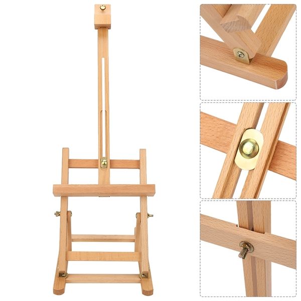 adjustable height tablewood studio art easel outdoor folding h-frame easels multifunctional art easel artist painting tools y200428 
adjustable height tablewood studio art easel outdoor folding h-frame easels multifunctional art easel artist painting tools y200428