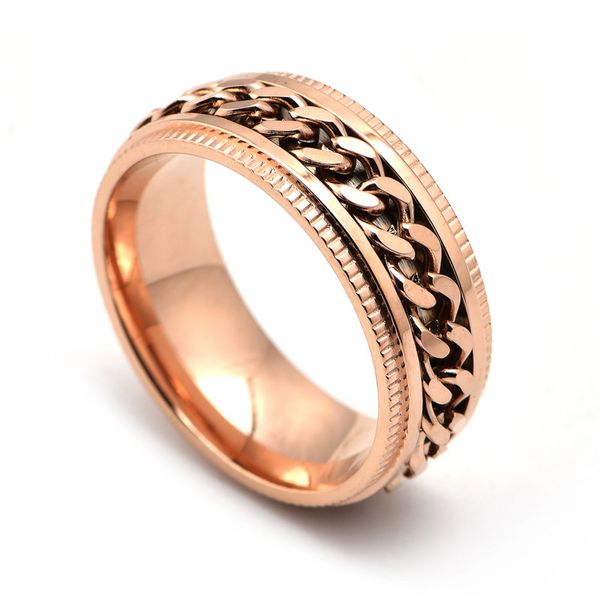 accessories direct sale rotating chain gear ring titanium steel male domineering ring european and american accessories, Golden;silver
accessories direct sale rotating chain gear ring titanium steel male domineering ring european and american accessories, Golden;silver