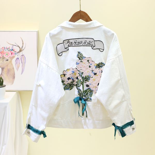 new girl bottle coat jacket jeans outerwear female spring 2020 of women, Blue
new girl bottle coat jacket jeans outerwear female spring 2020 of women, Blue