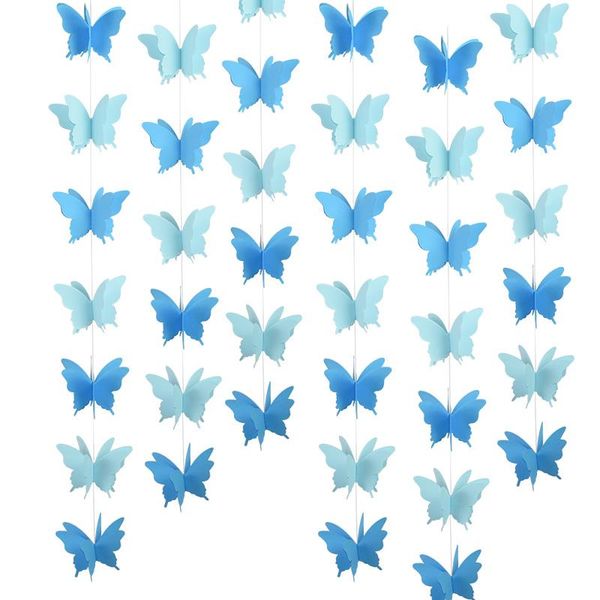 party decoration 2.7m romantic colorful butterfly paper garland wedding hanging birthday banner 3d decor shopping mall window
party decoration 2.7m romantic colorful butterfly paper garland wedding hanging birthday banner 3d decor shopping mall window