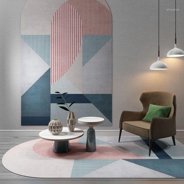 nordic geometric carpet living room coffee table shaped rug carpet color fashion personality shaped floor mat1
nordic geometric carpet living room coffee table shaped rug carpet color fashion personality shaped floor mat1