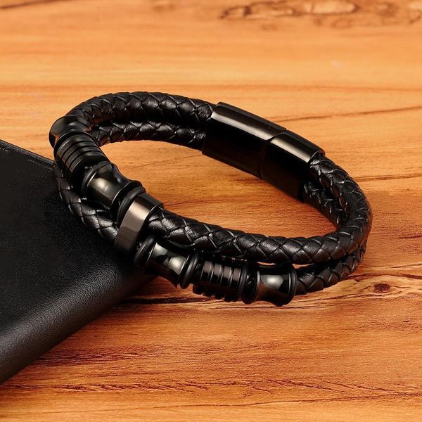 xqni genuine leather bracelet double layer 19 21 23cm gold silver color special jewelry for men father's day gift h bbyrrf, Golden;silver
xqni genuine leather bracelet double layer 19 21 23cm gold silver color special jewelry for men father's day gift h bbyrrf, Golden;silver