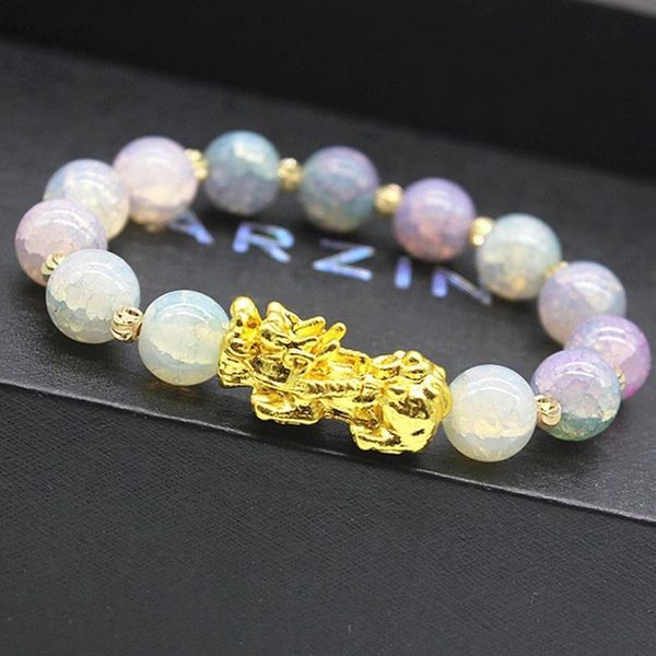 colorful beads pixiu bangles bracelet chinese lucky enegry god beast pixiu gold-plated beads bracelet daily dressed jewelry gift, Black
colorful beads pixiu bangles bracelet chinese lucky enegry god beast pixiu gold-plated beads bracelet daily dressed jewelry gift, Black